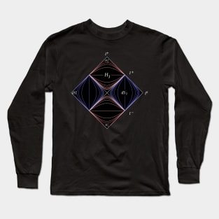 Penrose Diagram, general relativity Long Sleeve T-Shirt